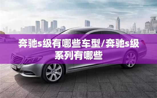 奔驰s级有哪些车型/奔驰s级系列有哪些 奔驰s级有哪些车型/奔驰s级系列有哪些