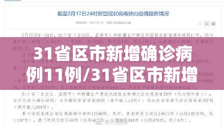 31省区市新增确诊病例11例/31省区市新增确诊111例 31省区市新增确诊病例11例/31省区市新增确诊111例
