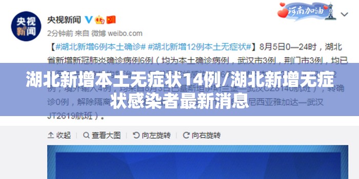湖北新增本土无症状14例/湖北新增无症状感染者最新消息