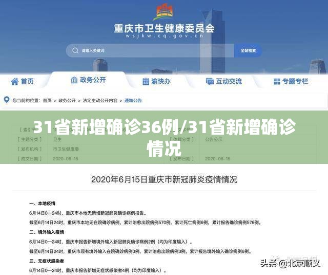 31省新增确诊36例/31省新增确诊情况 31省新增确诊36例/31省新增确诊情况