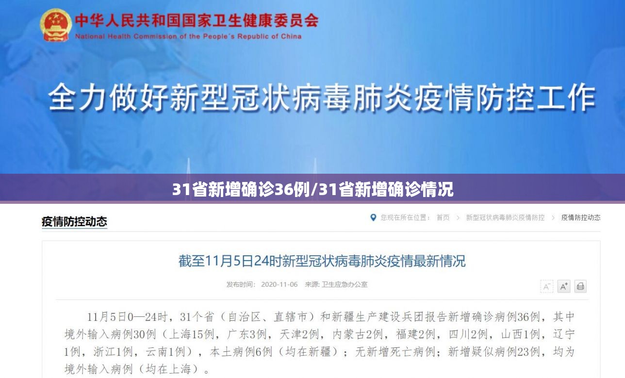 31省新增确诊36例/31省新增确诊情况 31省新增确诊36例/31省新增确诊情况