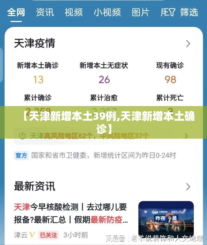 【天津新增本土39例,天津新增本土确诊】 【天津新增本土39例,天津新增本土确诊】