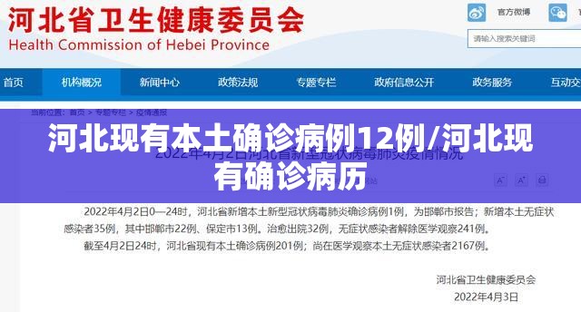 河北现有本土确诊病例12例/河北现有确诊病历 河北现有本土确诊病例12例/河北现有确诊病历