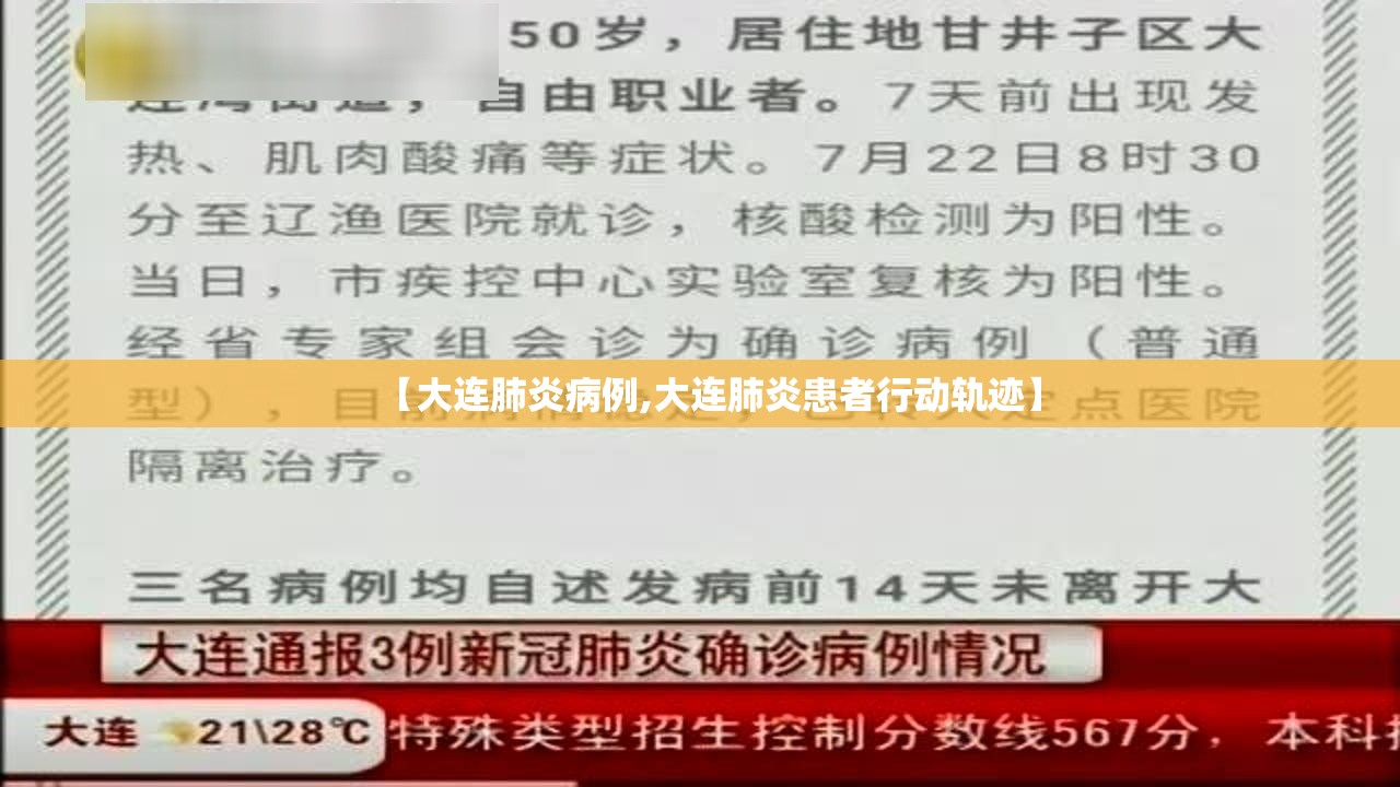 【大连肺炎病例,大连肺炎患者行动轨迹】 【大连肺炎病例,大连肺炎患者行动轨迹】