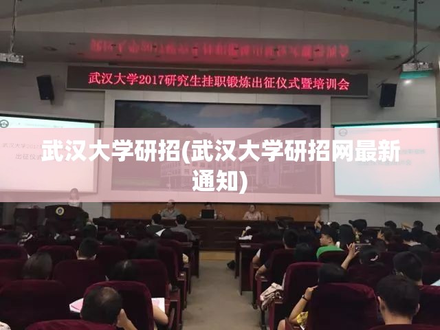 武汉大学研招(武汉大学研招网最新通知)