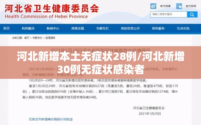 河北新增本土无症状28例/河北新增30例无症状感染者
