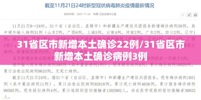 31省区市新增本土确诊22例/31省区市新增本土确诊病例3例 31省区市新增本土确诊22例/31省区市新增本土确诊病例3例