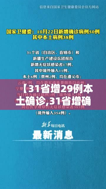 【31省增29例本土确诊,31省增确诊103例 本土88例】