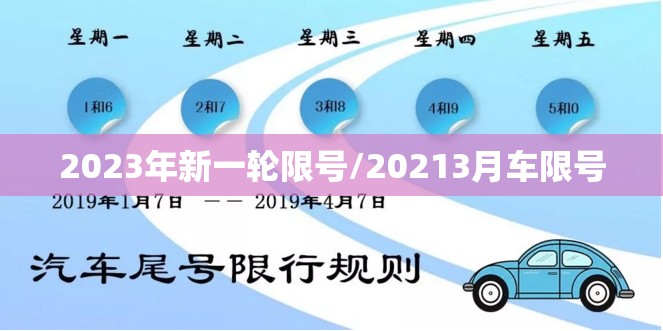 2023年新一轮限号/20213月车限号 2023年新一轮限号/20213月车限号