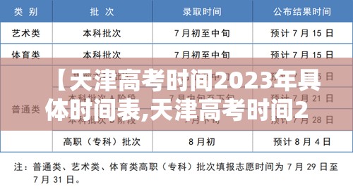 【天津高考时间2023年具体时间表,天津高考时间2023年具体时间表图片】