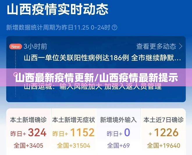 山西最新疫情更新/山西疫情最新提示