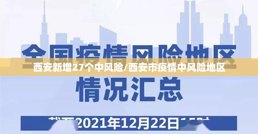西安新增27个中风险/西安市疫情中风险地区 西安新增27个中风险/西安市疫情中风险地区