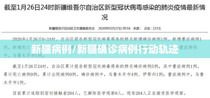 新疆病例/新疆确诊病例行动轨迹 新疆病例/新疆确诊病例行动轨迹
