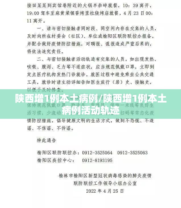 陕西增1例本土病例/陕西增1例本土病例活动轨迹 陕西增1例本土病例/陕西增1例本土病例活动轨迹