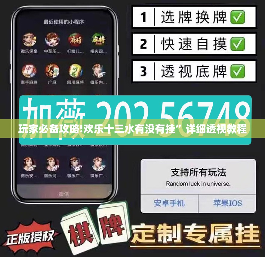 玩家必备攻略!欢乐十三水有没有挂	”详细透视教程