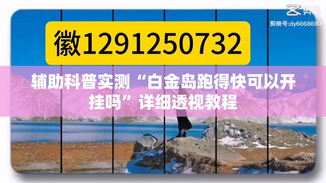 辅助科普实测“白金岛跑得快可以开挂吗”详细透视教程
