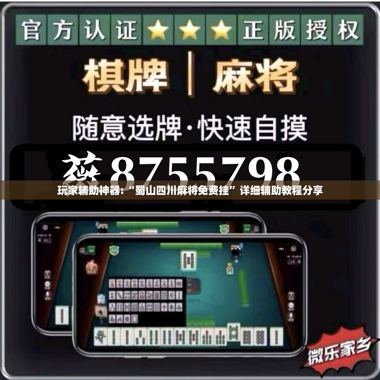 玩家辅助神器:“蜀山四川麻将免费挂	”详细辅助教程分享