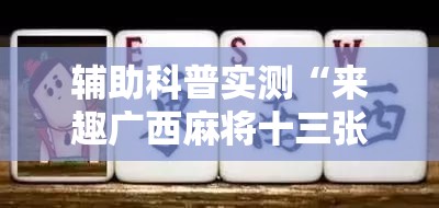 辅助科普实测“来趣广西麻将十三张挂”最新辅助详细教程