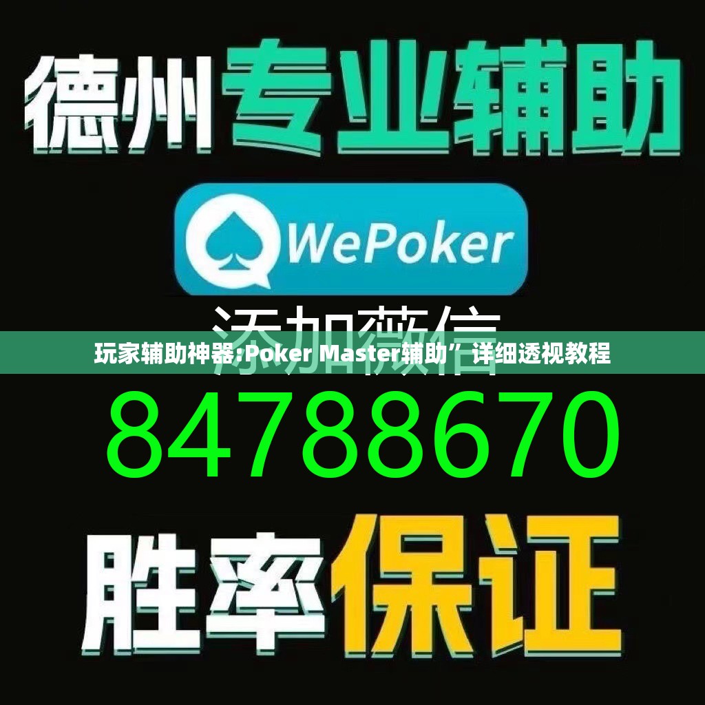 玩家辅助神器:Poker Master辅助”详细透视教程