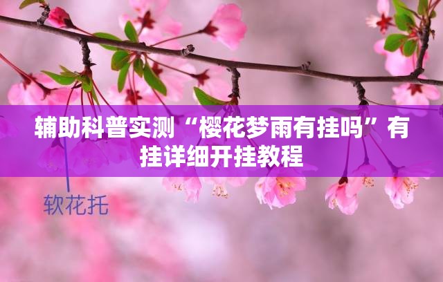 辅助科普实测“樱花梦雨有挂吗”有挂详细开挂教程