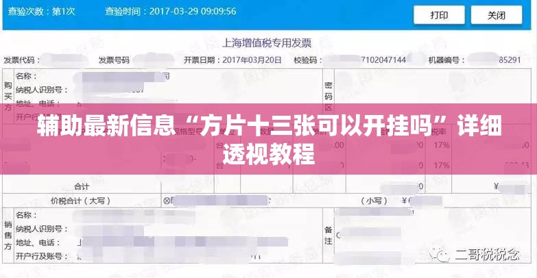 辅助最新信息“方片十三张可以开挂吗”详细透视教程