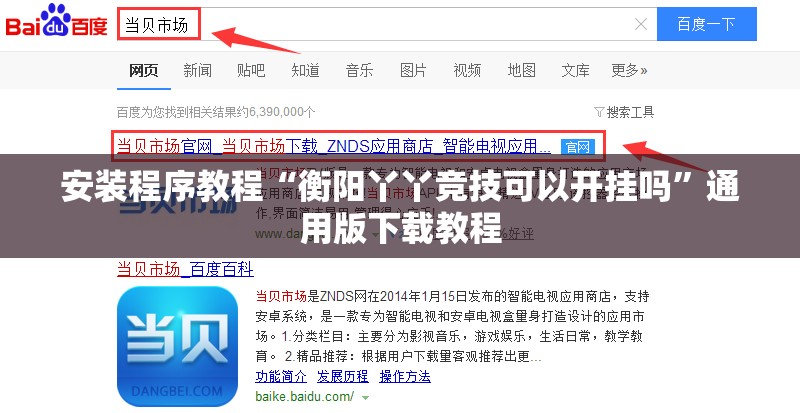 安装程序教程“衡阳丫丫竞技可以开挂吗”通用版下载教程