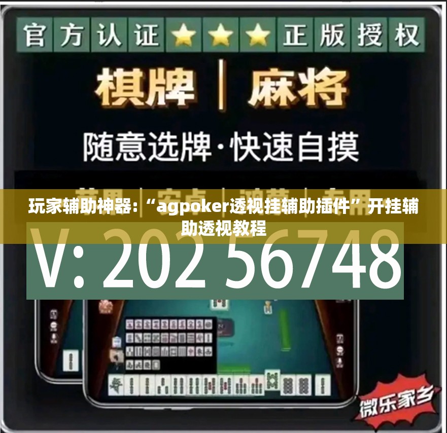 玩家辅助神器:“agpoker透视挂辅助插件”开挂辅助透视教程