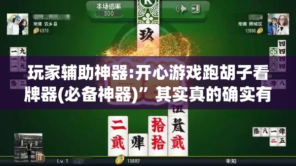 玩家辅助神器:开心游戏跑胡子看牌器(必备神器)	”其实真的确实有挂