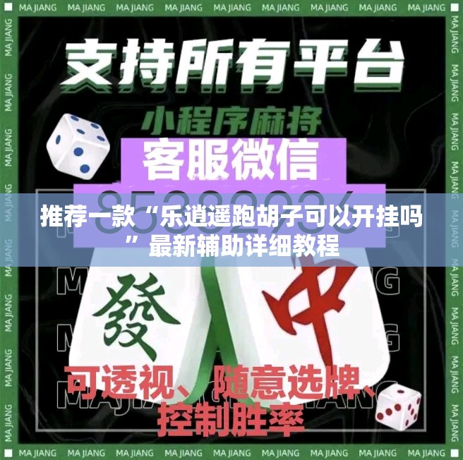 推荐一款“乐逍遥跑胡子可以开挂吗”最新辅助详细教程